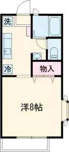 栃木県宇都宮市石井町【アパート】の間取り