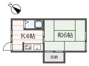 メイアパート【2階】の間取り
