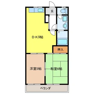 ハイツブライト【2階】の間取り