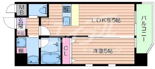 プレジオ江坂Ⅱ【2階】の間取り