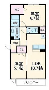 グリーンハウス【2階】の間取り