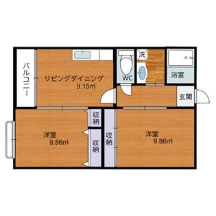 アイレジデンス【3階】の間取り