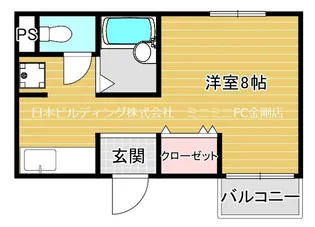 カーサ寺池【2階】の間取り