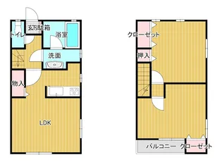 ピースフル【1階】の間取り