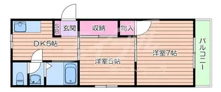 メゾン江坂【3階】の間取り