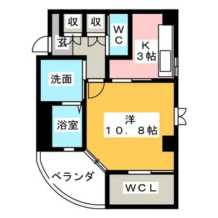 杏【2階】の間取り