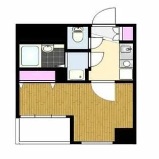 メインステージ馬喰町駅前 (禁煙)【6階】の間取り