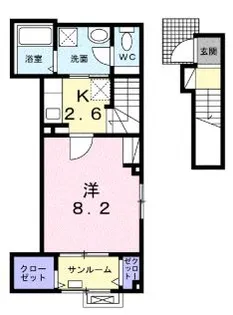 MOI北町【2階】の間取り