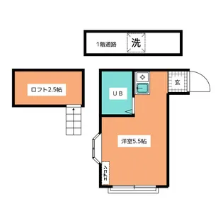 サンハイツ西台【2階】の間取り
