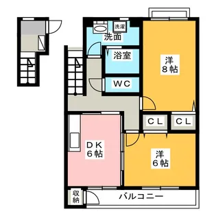 スプリングヒルズ【2階】の間取り