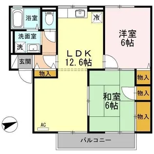 セジュールラピス【2階】の間取り