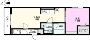 アニヴェルセル【2階】の間取り