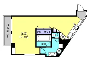 狛江フラッグ【2階】の間取り