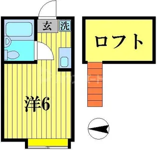 キャピタル八柱【2階】の間取り