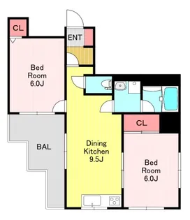 埼玉県川口市並木3【マンション】の間取り