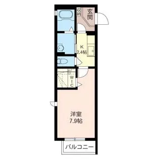 エルシエロクラーロC【1階】の間取り
