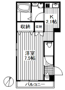 東京都世田谷区三宿1【マンション】の間取り