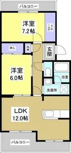アバンテヤマカ【3階】の間取り