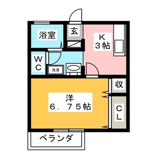 Fontana(フォンターナ)【2階】の間取り