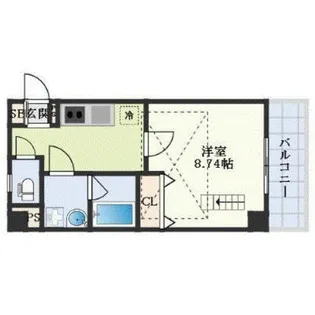 XSELL YAGA【4階】の間取り