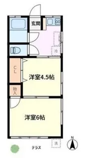 第一山陽荘【1階】の間取り