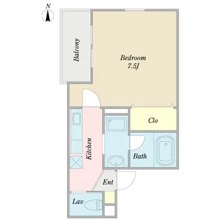 コートT&T【1階】の間取り