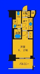ガレリアレジデンス石川町【10階】の間取り