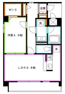 東京都調布市深大寺東町7【マンション】の間取り