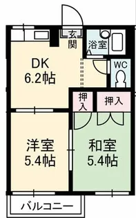 センターストリームB棟【2階】の間取り