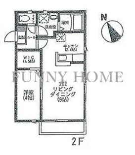 エクセルコート【2階】の間取り