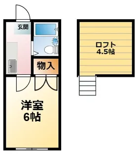 千葉県茂原市本納【アパート】の間取り