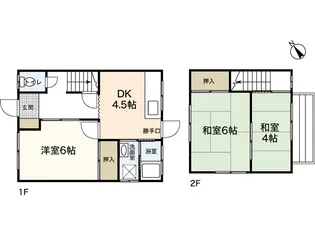 広島県広島市安佐南区川内4【一戸建】の間取り