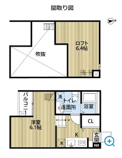 千葉県松戸市新松戸2【アパート】の間取り