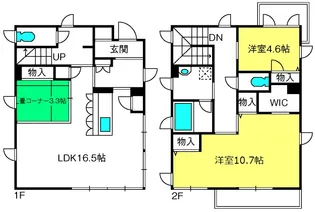 埼玉県上尾市大字瓦葺【一戸建】の間取り