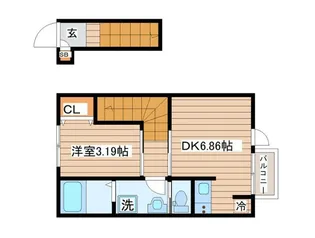 ラチッタ郡山【2階】の間取り