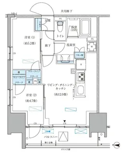 東京都江東区大島4【マンション】の間取り