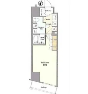 リテラス渋谷笹塚【5階】の間取り