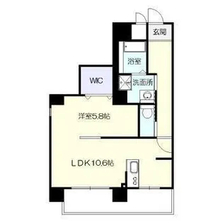 1LDKの間取り画像