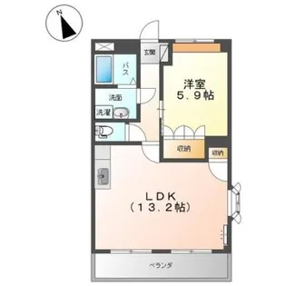 アルファルドII【3階】の間取り