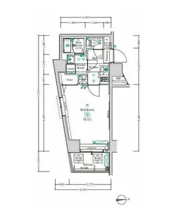 東京都墨田区墨田4【マンション】の間取り