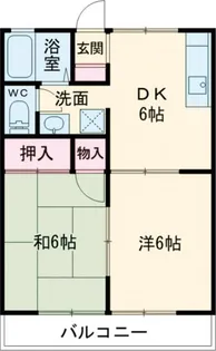 メルベーユ【1階】の間取り