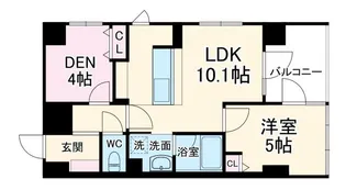 MSR京都二条城【2階】の間取り