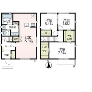 神奈川県川崎市宮前区東有馬5【一戸建】の間取り