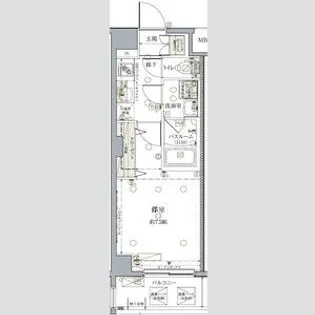 クレヴィスタ板橋ときわ台【6階】の間取り