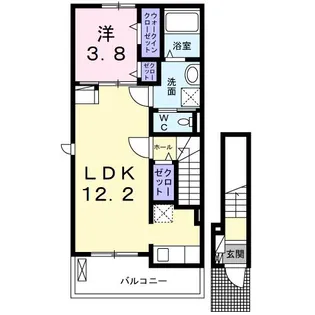 ジョイ ハウス【2階】の間取り