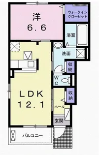 プランドールk’sメゾンII【1階】の間取り