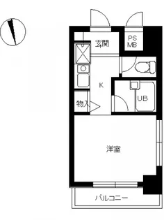 スカイコート早稲田第2【2階】の間取り
