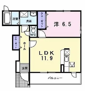 ビラージュ・ブリエ I【1階】の間取り