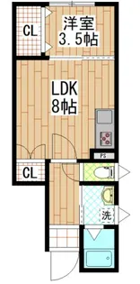 ノブレス西上小阪【1階】の間取り