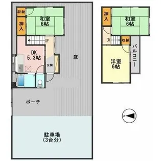 東京都江戸川区南小岩4【一戸建】の間取り